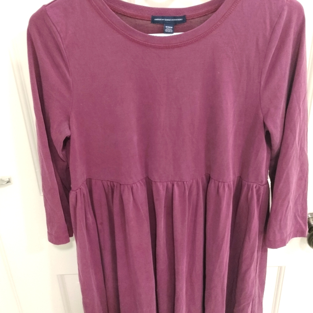 American Eagle sz m maroon dress